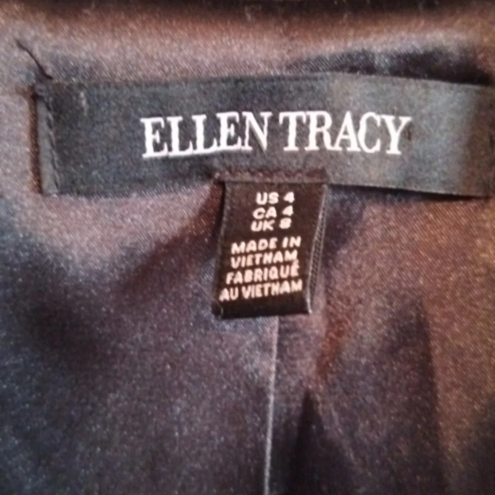 NWT Ellen Tracy Classic Black Blazer - 4